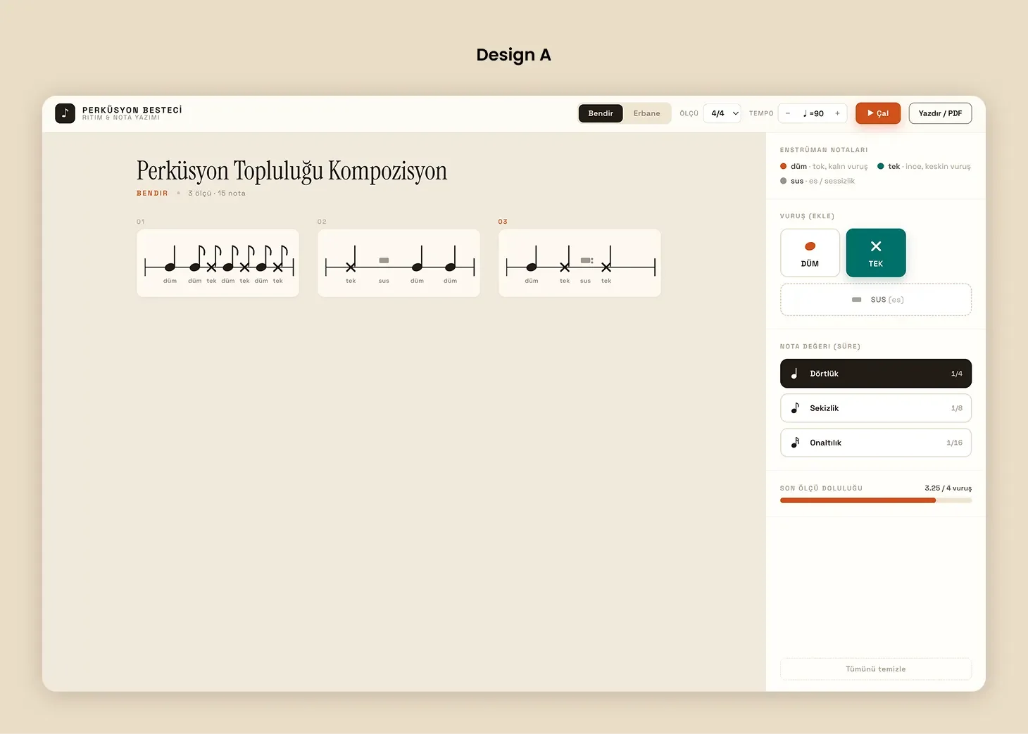 Music notation editor