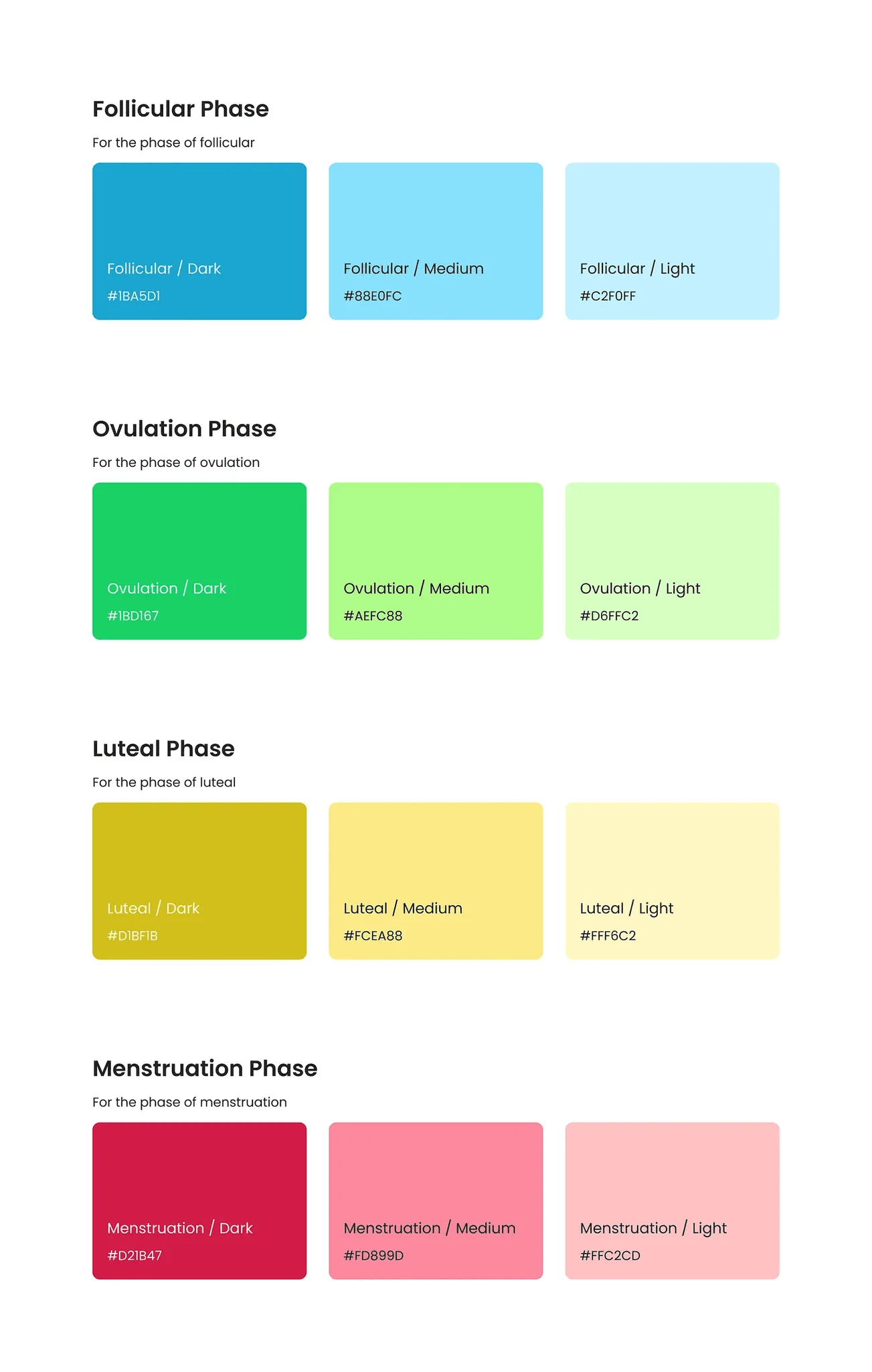 Design system color palette