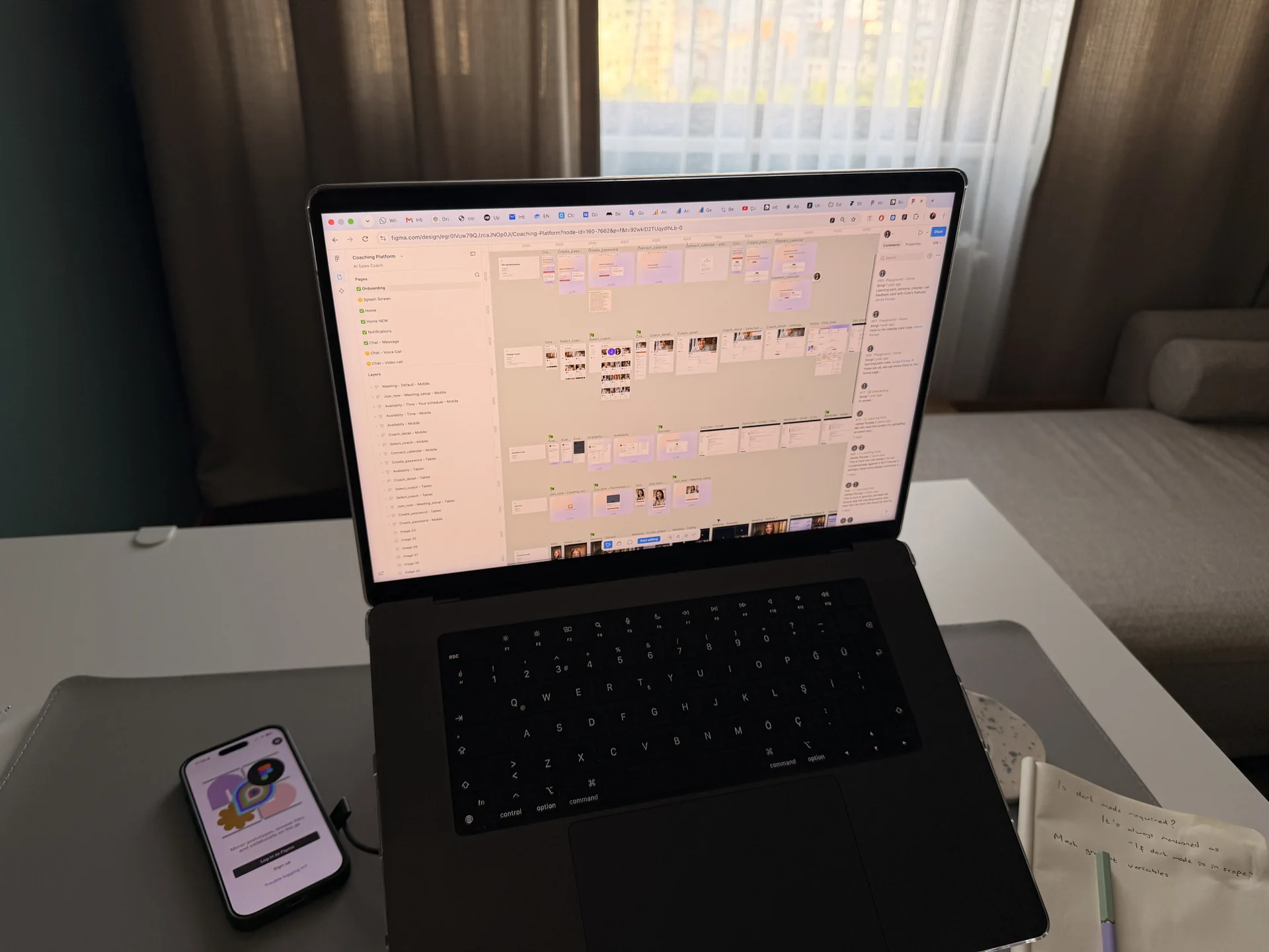 Marketplace workflow on a laptop and phone